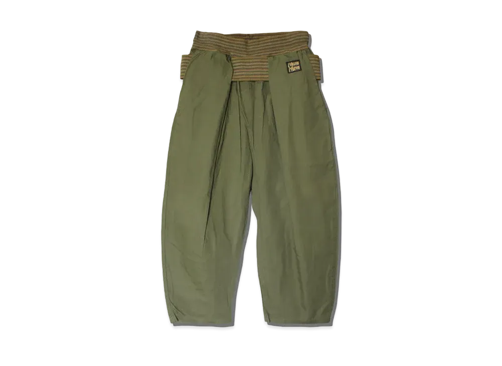 KAPITAL OX SHIMOKITA 7-MINUTE LENGTH PANTS "Khaki"