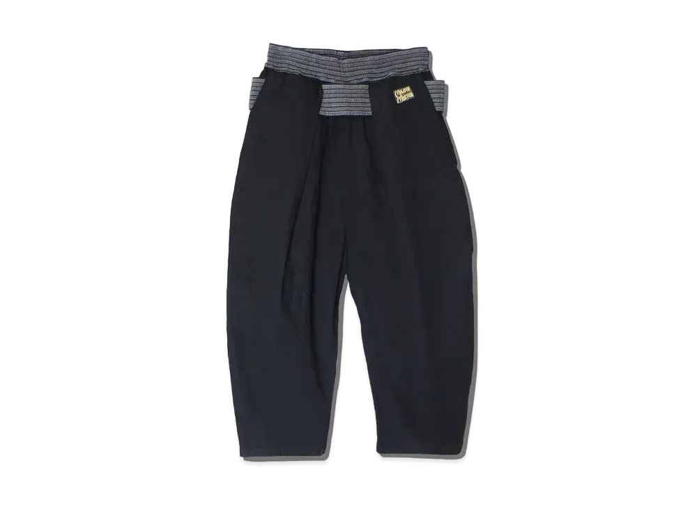 KAPITAL OX SHIMOKITA 7-MINUTE LENGTH PANTS "Black"