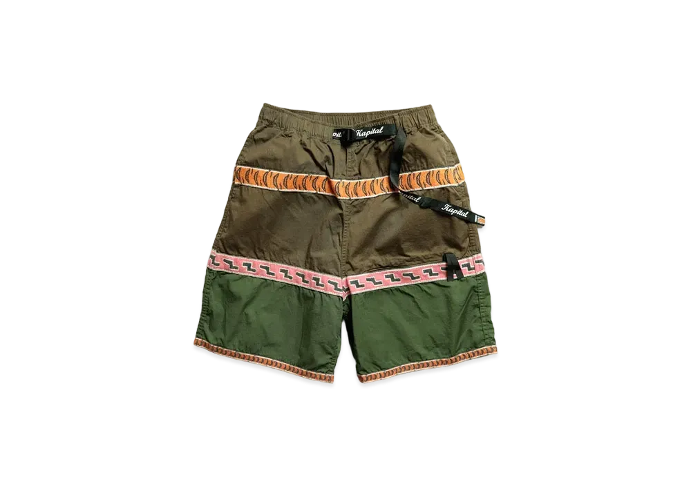 KAPITAL COMBER BARRY ECO BAKA SHORT PANTS 2021 "Khaki"