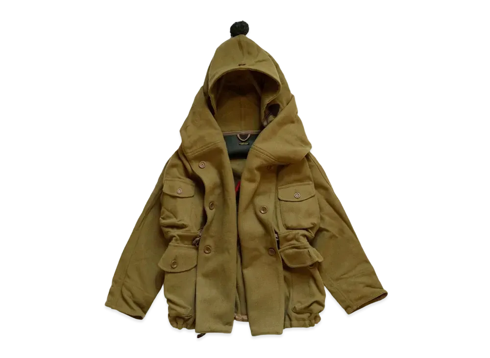 KAPITAL 40s Wool Traggle Ring Coat "Gold"