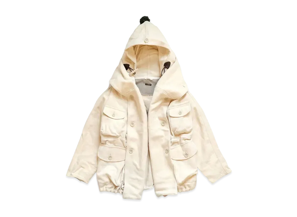 KAPITAL 40s Wool Traggle Ring Coat "Kinari"