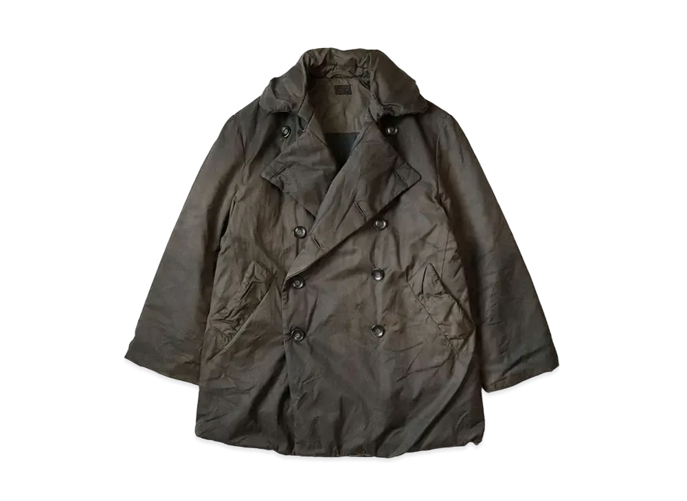 KAPITAL Uneven Dyeing Quick Dry Twill Coat "Dark Brown"