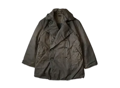 KAPITAL Uneven Dyeing Quick Dry Twill Coat "Dark Brown"
