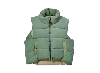 KAPITAL 60/40 Cross Burger-Keel Vest Snow "Smoke Green"