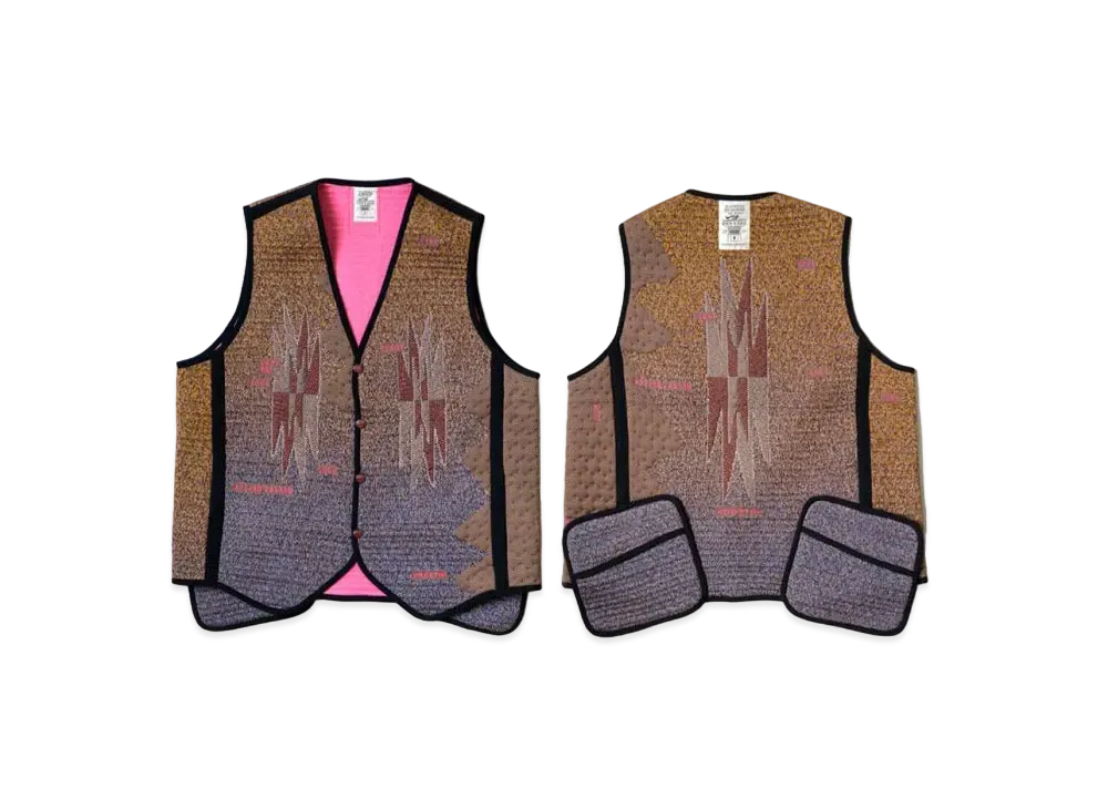 KAPITAL 3D Knit Chimayo Hyper Vest 2021 "Bronze"
