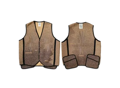 KAPITAL 3D Knit Chimayo Hyper Vest 2021 "Gold"