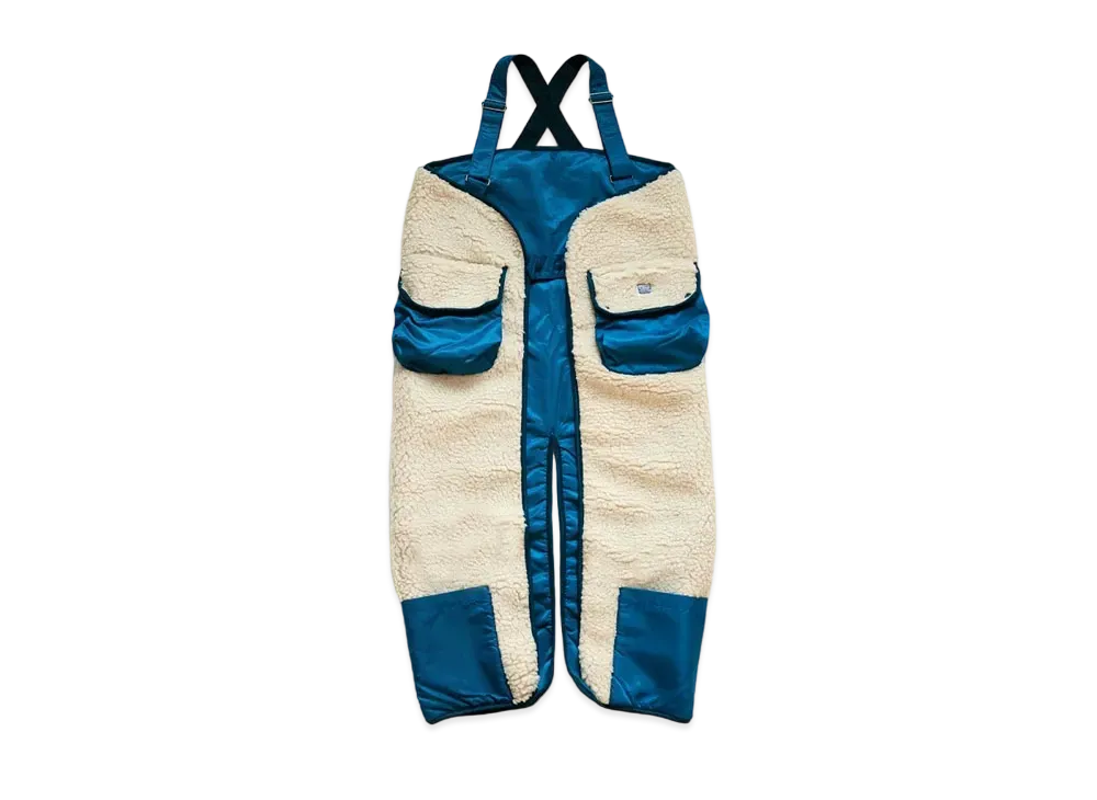 KAPITAL Boa Fleece Chaps Game Vest "Kinari"