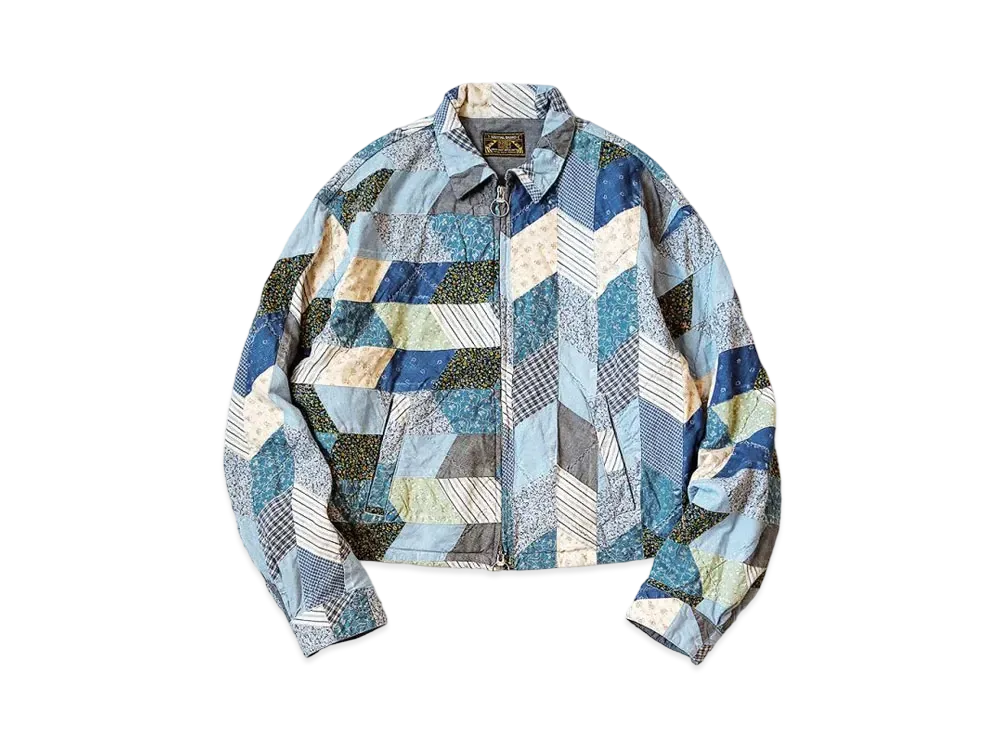 KAPITAL Yabane Quilt Patchwork Chateau Bolero "Indigo"
