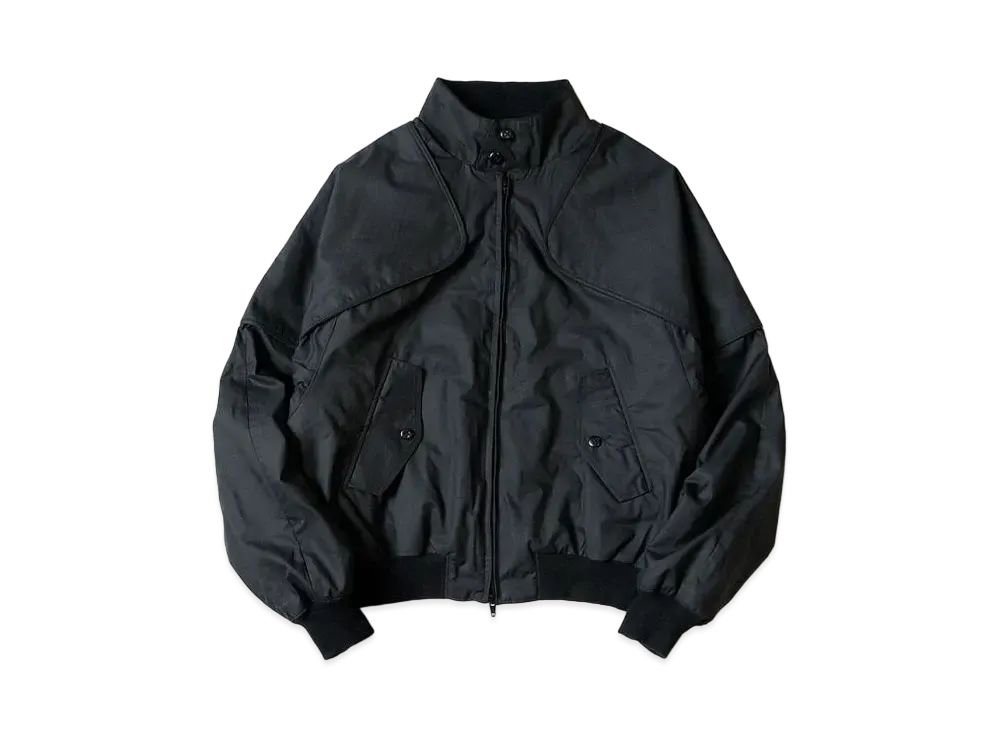 KAPITAL Dry Twill Sham Bomber Golf Jacket "Black"