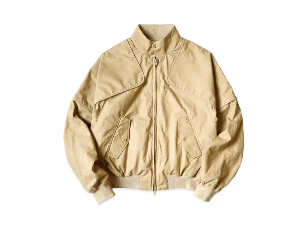 KAPITAL Dry Twill Sham Bomber Golf Jacket "Beige"