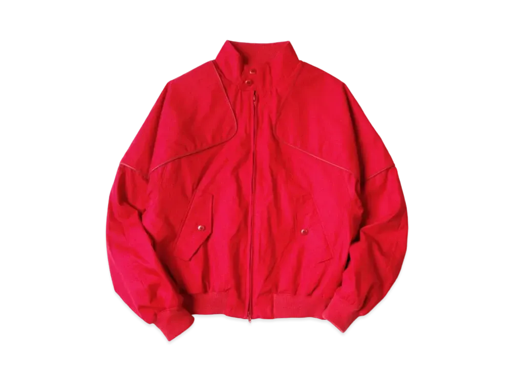 KAPITAL Dry Weather Sham Bomber Golf Jacket "Red"