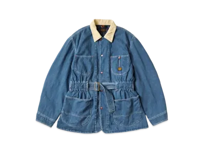 KAPITAL 8oz Denim Propeller Coveralls "Denim"