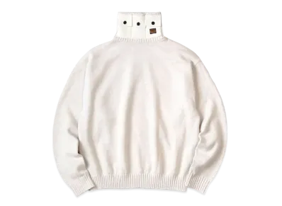 KAPITAL 8G Cotton Wool Nickel 3 High Neck Sweater "Kinari"