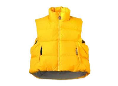 KAPITAL Ripstop Nylon Down Vest "Yellow"