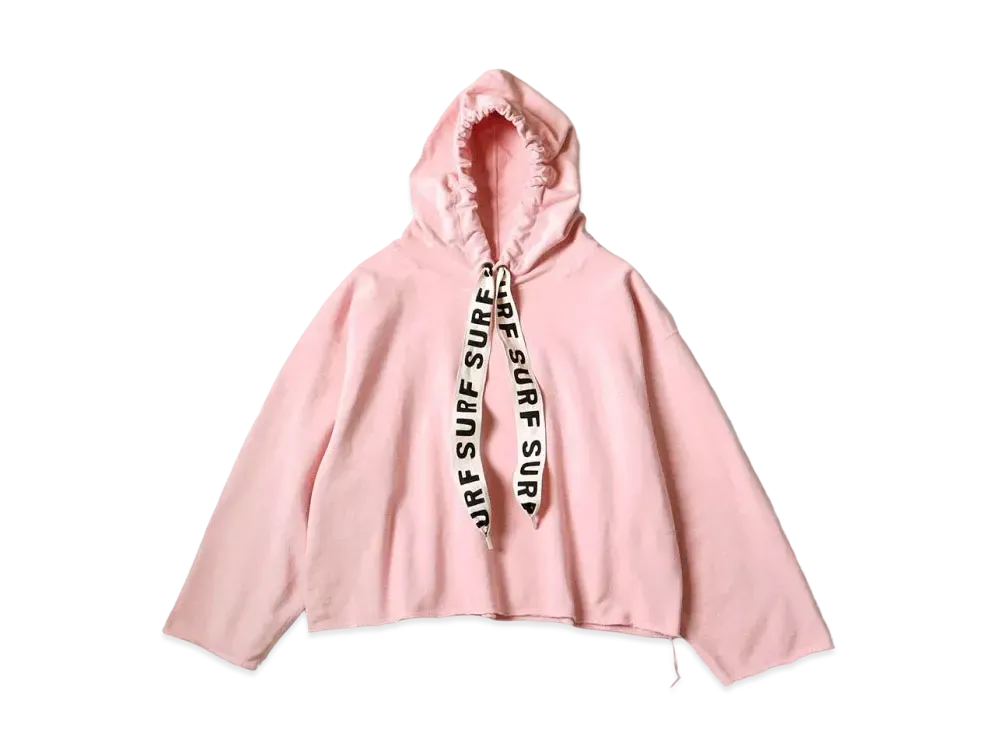 KAPITAL Fleece Catfish Hood Sweat "Pink"
