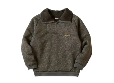 KAPITAL Boa Fleece Zip Alpine Pullover "Khaki"