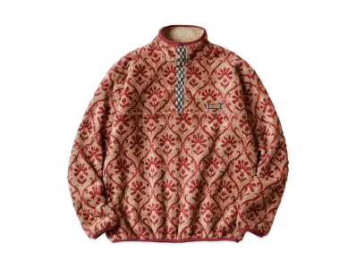 KAPITAL Yosemite Arabesque Pattern Fleece Snap "Beige"