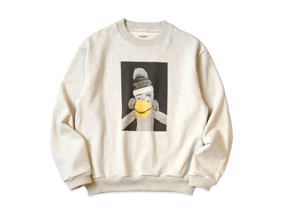 KAPITAL Top Fleece Crew Sweat "Kinari"