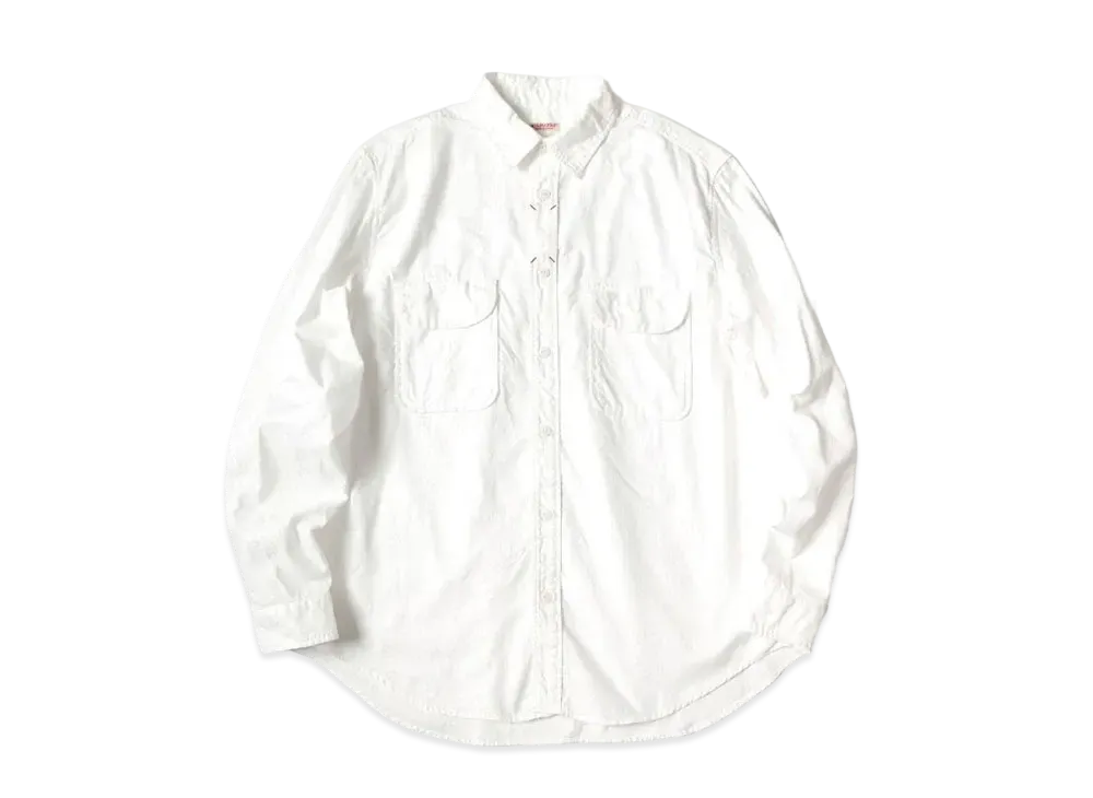 KAPITAL OX Clip Shirt "White"