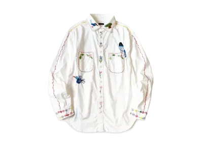 KAPITAL OX Work Shirt "White"