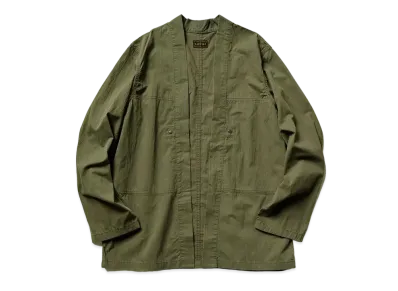 KAPITAL Ripstop Aviator Kakashi Shirt "Khaki"