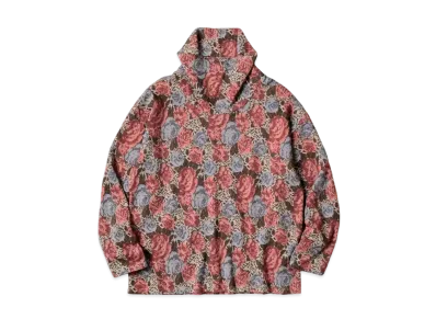 KAPITAL Gobelin India Baggy High Neck Long Tee "Pink"