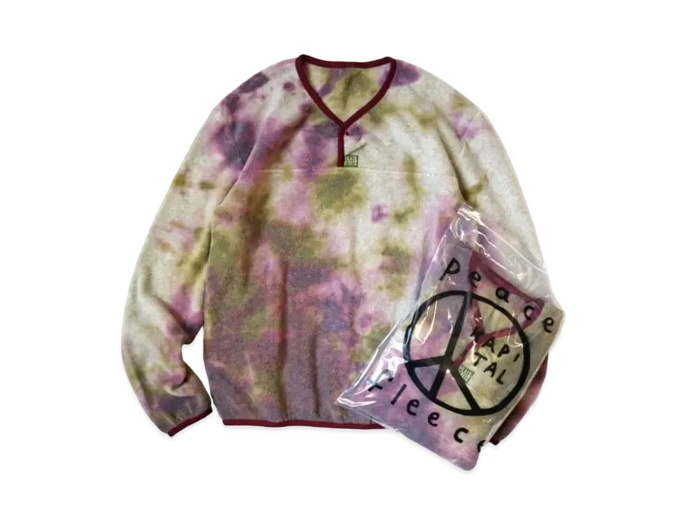 KAPITAL Reverse Fleece Tie Dye Pack Long Tee "Purple"