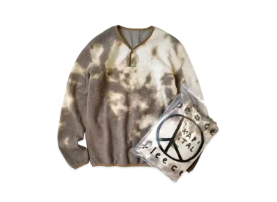 KAPITAL Reverse Fleece Tie Dye Pack Long Tee "Brown"
