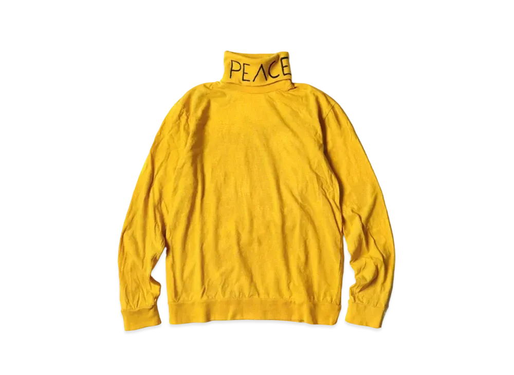 KAPITAL 18.5 India High Neck Long Tee "Yellow"