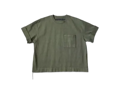 KAPITAL 16 Degree Reduction India Army Beach Pack Tee "Khaki"