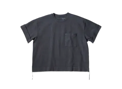 KAPITAL 16 Degree Reduction India Army Beach Pack Tee "Charcoal"