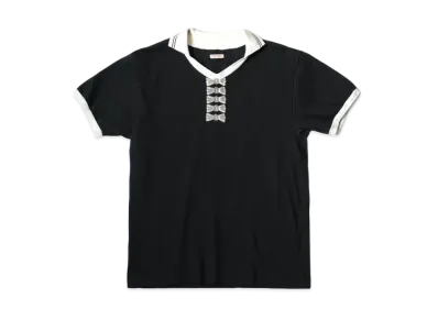KAPITAL 20 India Skipper Ringer Tee "Black"