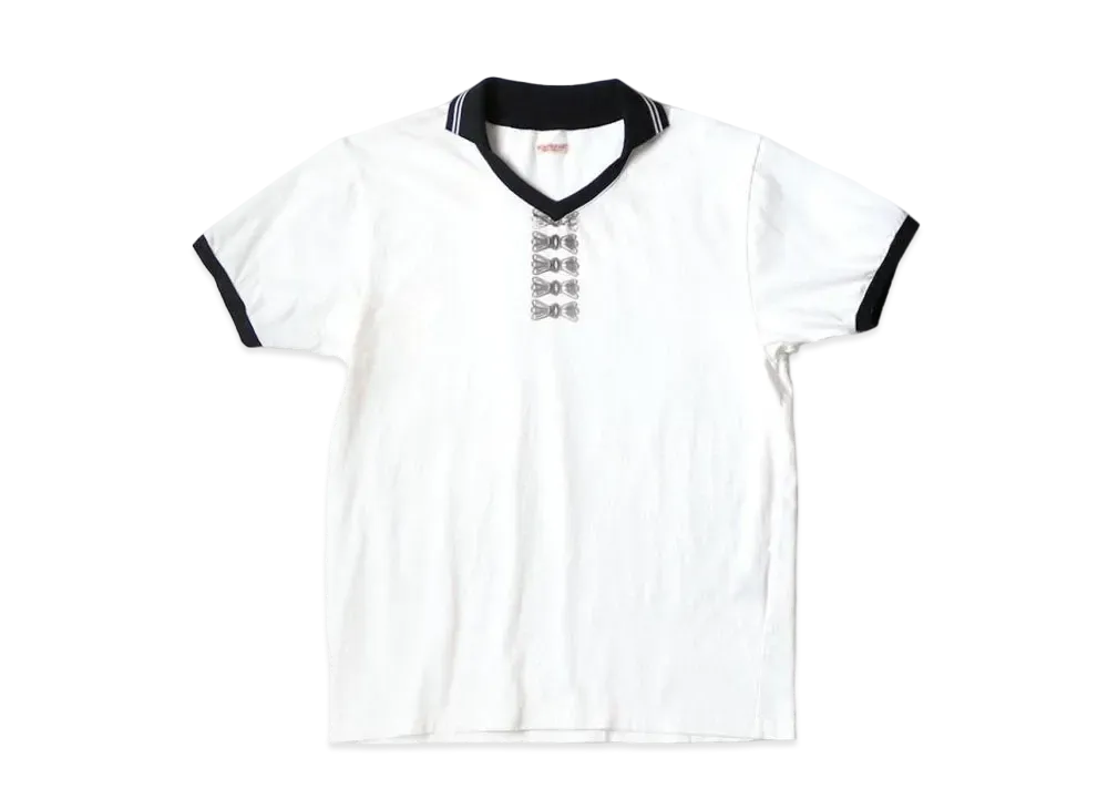KAPITAL 20 India Skipper Ringer Tee "White"