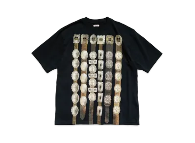 KAPITAL 20 India Crew Tee "Black"