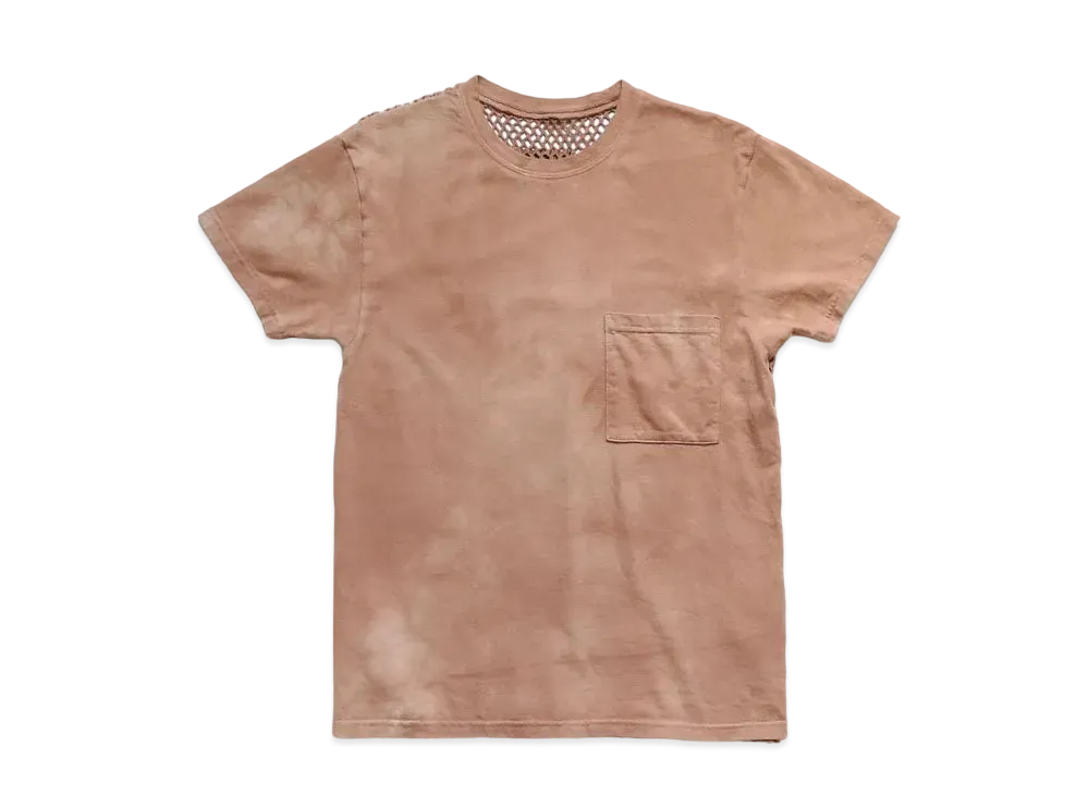 KAPITAL 20 India Katabila Crew Tee "Moka Beige"
