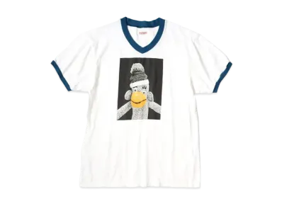 KAPITAL 20 India V Neck Ringer Tee "White"