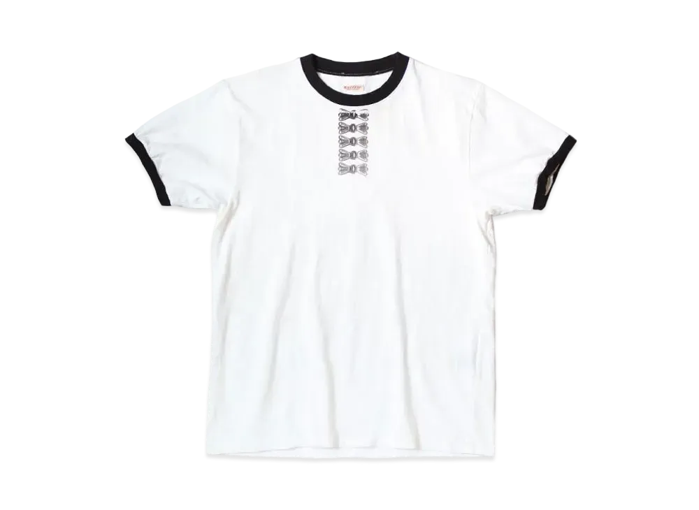 KAPITAL 20 India Ringer Tee "White"