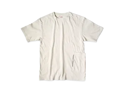 KAPITAL Gauze India Biscuit Pocket Tee "Ivory"