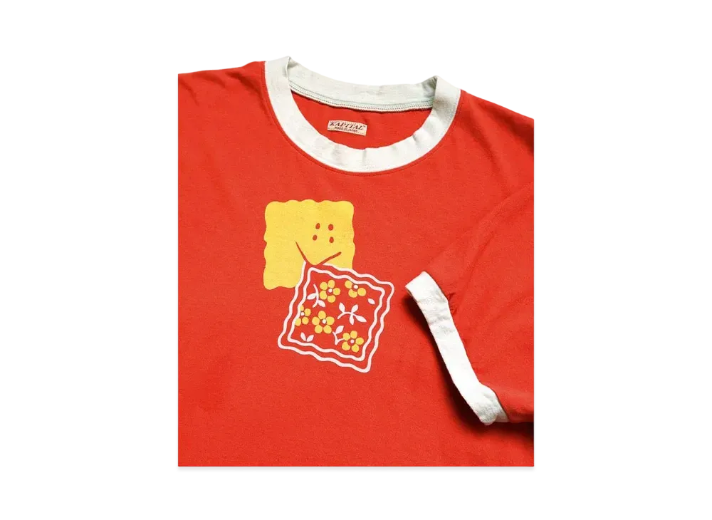KAPITAL 20 India Ringer Tee "Red"