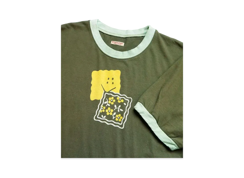 KAPITAL 20 India Ringer Tee "Khaki"