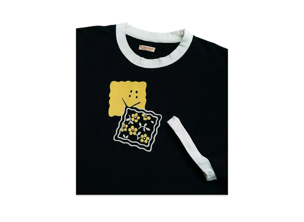 KAPITAL 20 India Ringer Tee "Black"