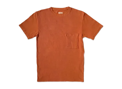 KAPITAL Gauze India Pocket Tee "Brown"