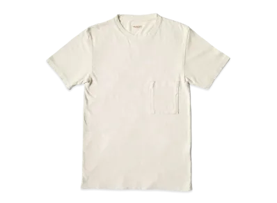 KAPITAL Gauze India Pocket Tee "Ivory"
