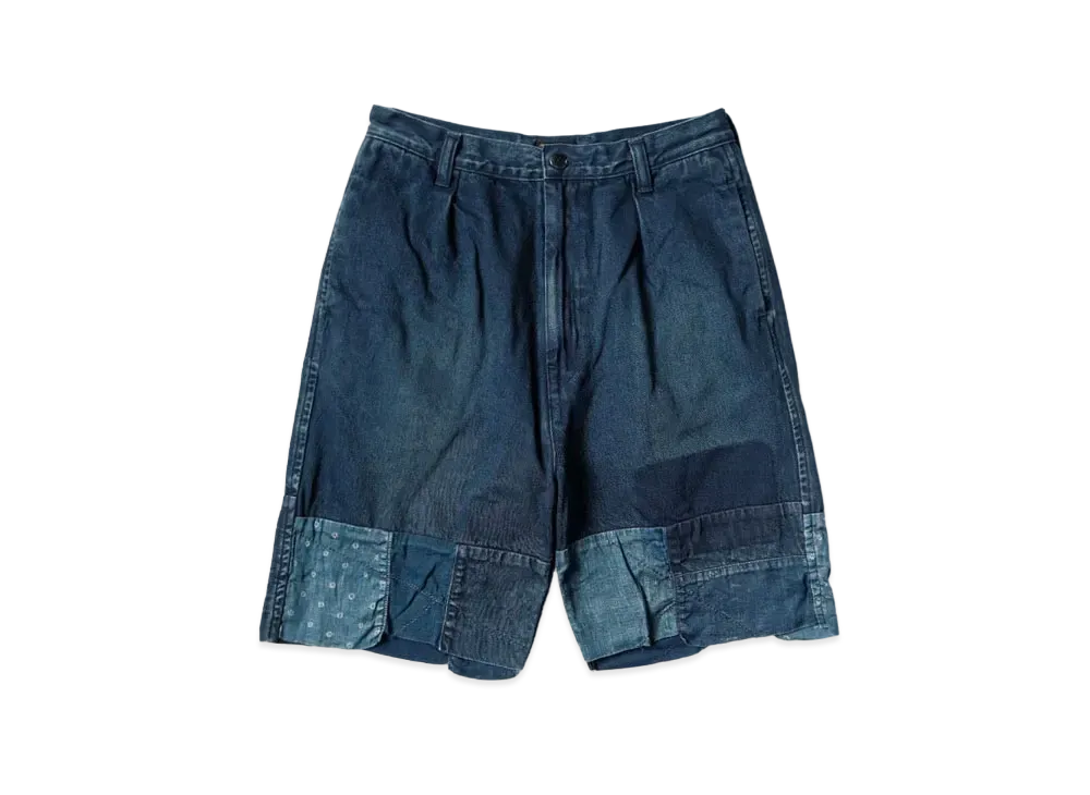 KAPITAL 10oz IDG x IDG Denim Shorts "Indigo"