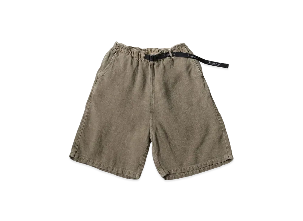 KAPITAL Linen Dongoros Easy Shorts "Grey"