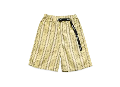 KAPITAL Hope Stripe Easy Shorts "Yellow"