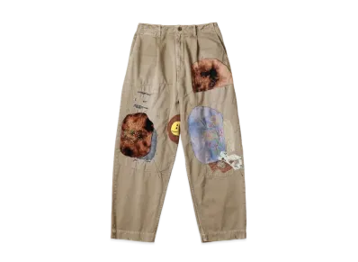 KAPITAL Katsuragi High Waist Neem Pants "Beige"