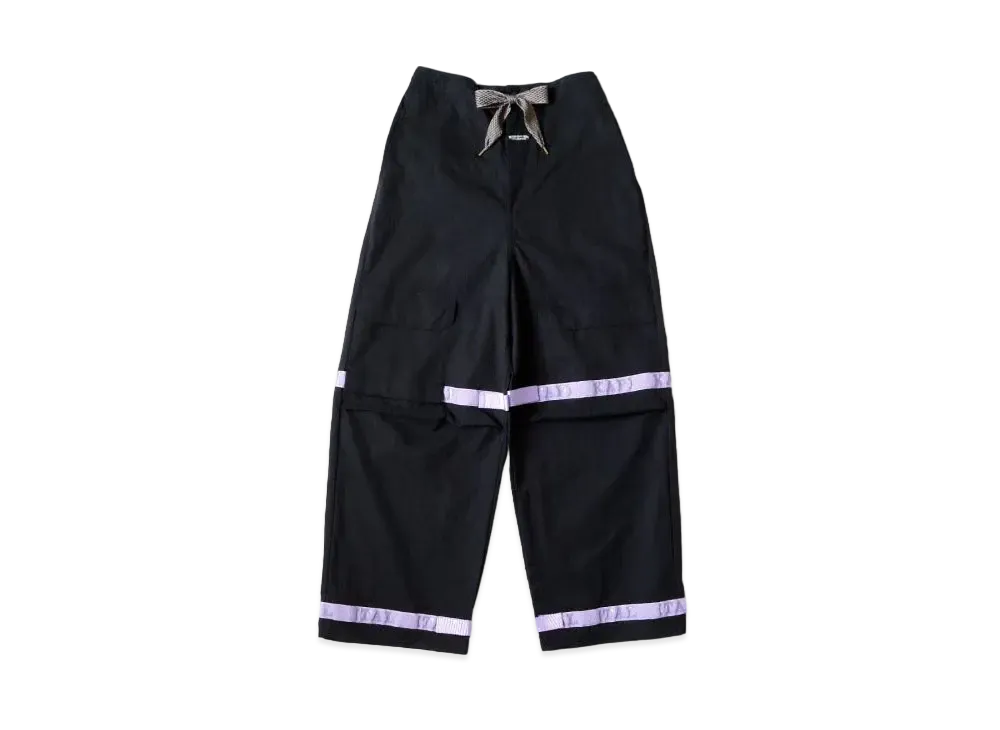 KAPITAL Ripstop Nouvelle Shuttle Pants "Black Purple"