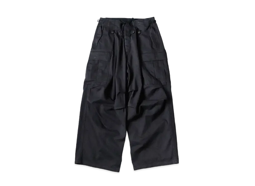 KAPITAL Heavy Drill Jumbo Cargo Pants 