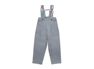 KAPITAL Heather Canvas Ortega Overalls "Grey"